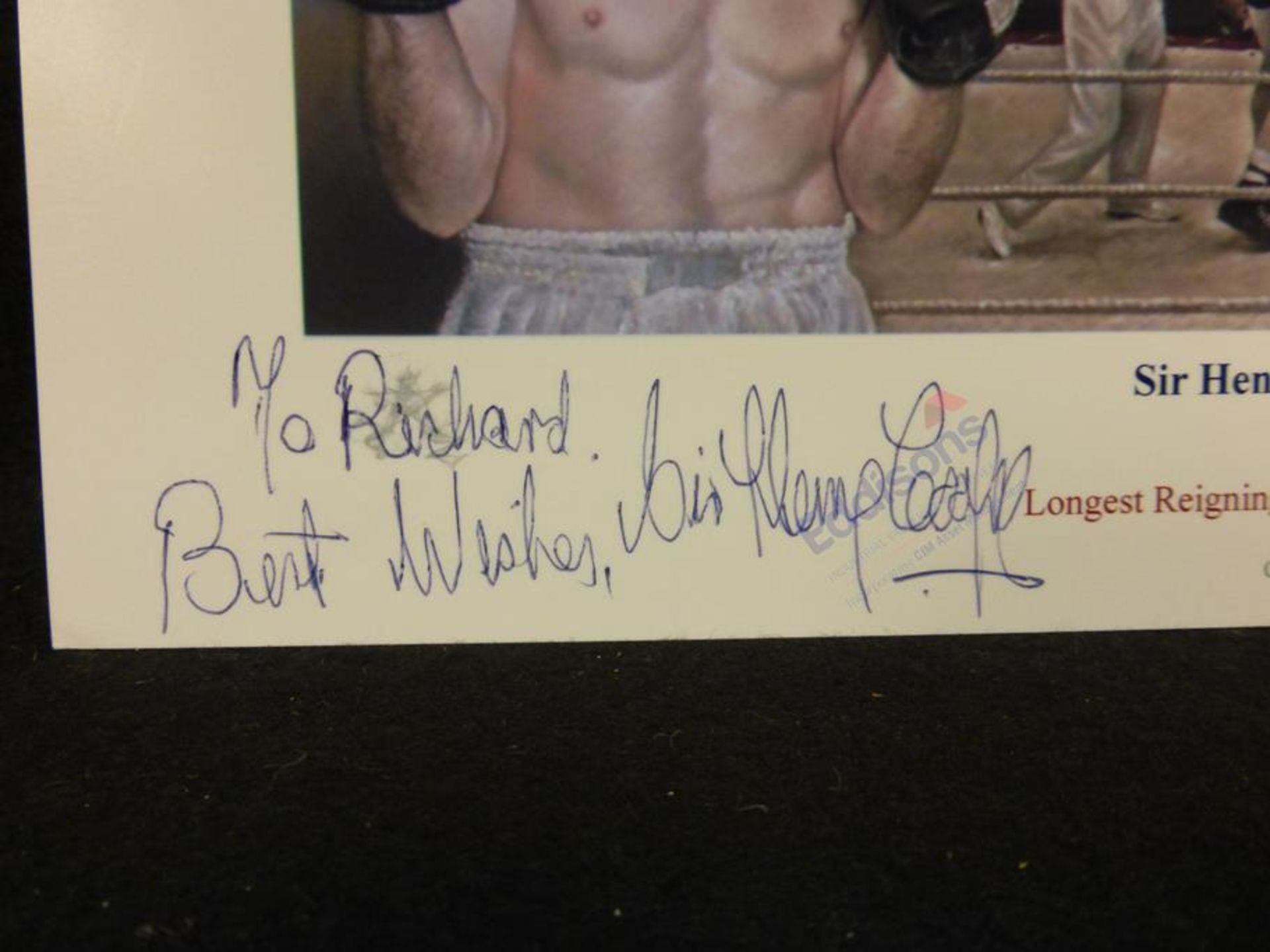 Sports Autographs: Collection of nine prints of boxers - Image 24 of 25