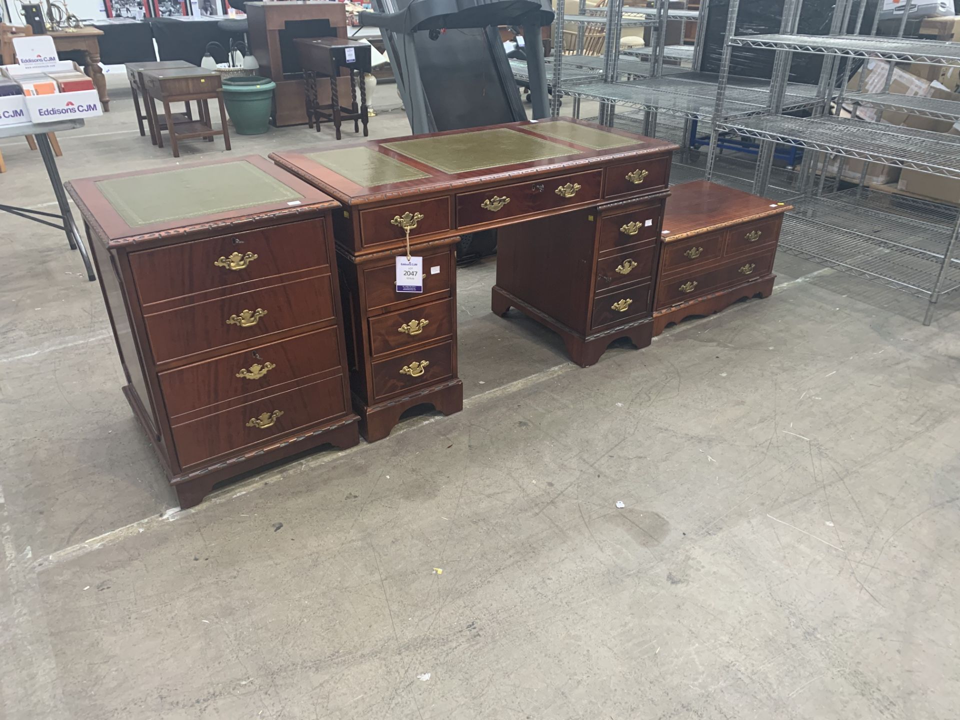 Georgian Style Desk, Drawer Unit & TV stand