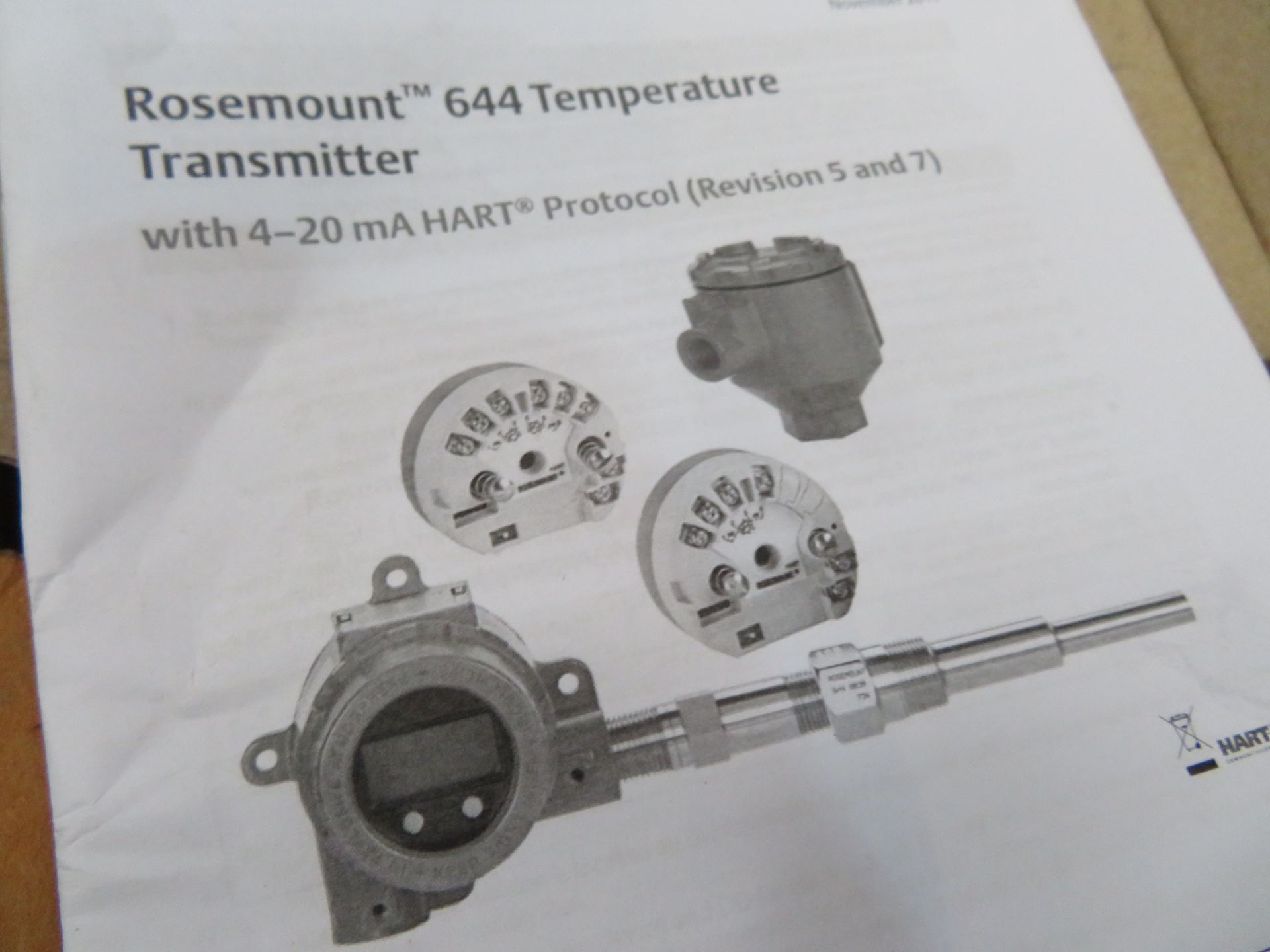 3 x Rosemount 644 Temperature Transmitters - Image 3 of 3
