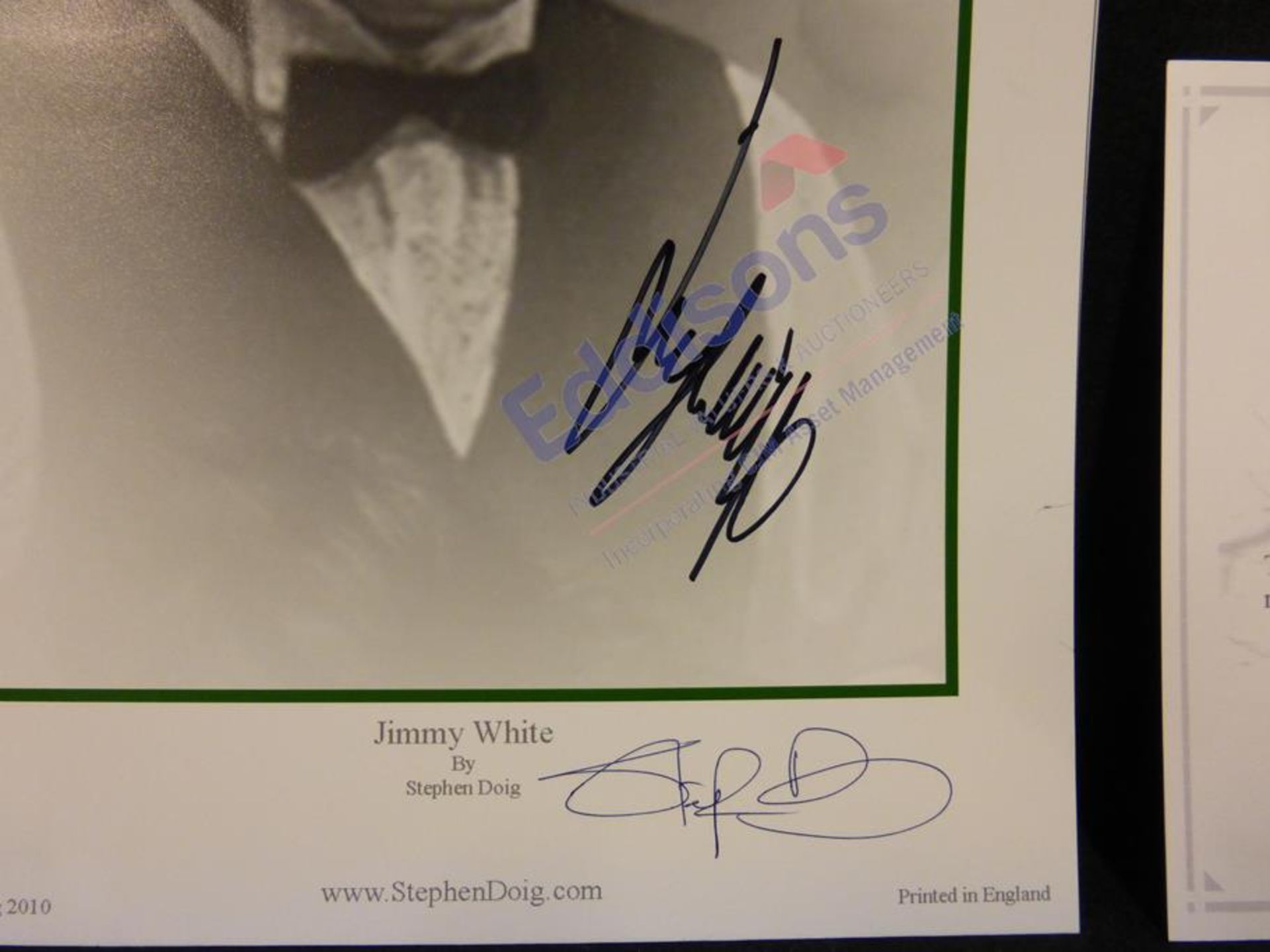 Sports Autographs: Collection of six prints relating to snooker - Image 13 of 13