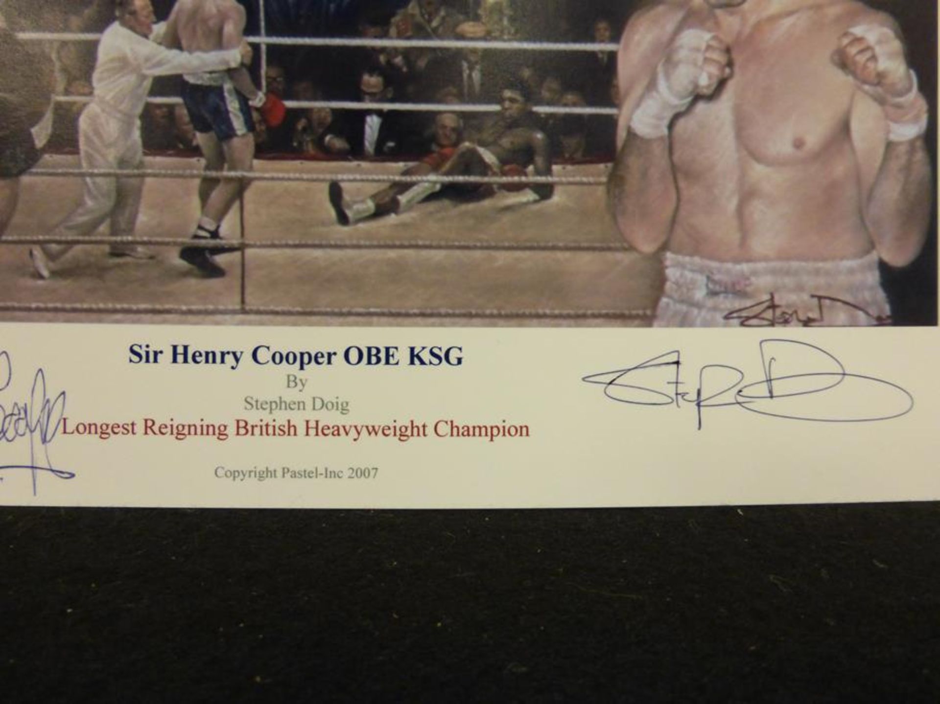 Sports Autographs: Collection of nine prints of boxers - Image 25 of 25