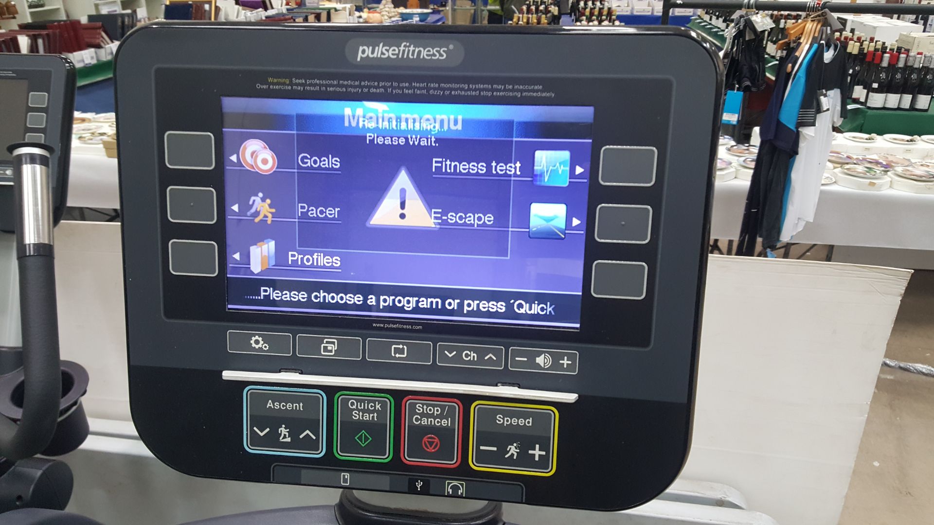 Pulse Fitness Treadmill - Image 2 of 3