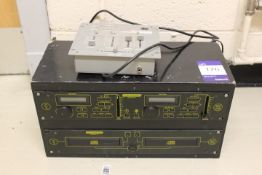 Synergy Twin CD Player and GM25II Made 2 Fade Pre Amp Stereo Mixer (Located Basement 6)