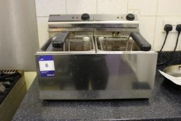 Maxestrowave Electric Double Counter Top Deep Fat Fryer (Located Kitchen & Bar)