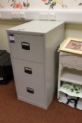 3 Drawer Metal Filing Cabinet (Located Office 1 Ground)