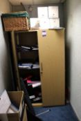 Oak Effect 2 Door Office Cabinet (Located Staff Office)