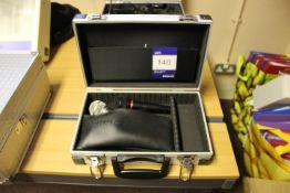2 Various Microphones in Metal Carry Case (Located Corridor Adjacent to Staff Office Basement 1)