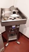 Kolbe SW100 floor standing meat mincer, Year 2013, Serial Number 68 5933