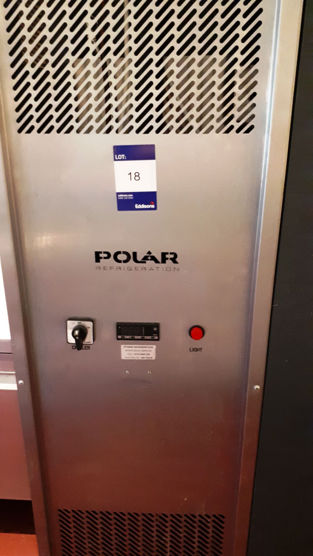 Polar walk-in chiller unit, Approx. Dimensions: H=7ft, W=5ft, D=4ft *Please note this will require - Image 2 of 4