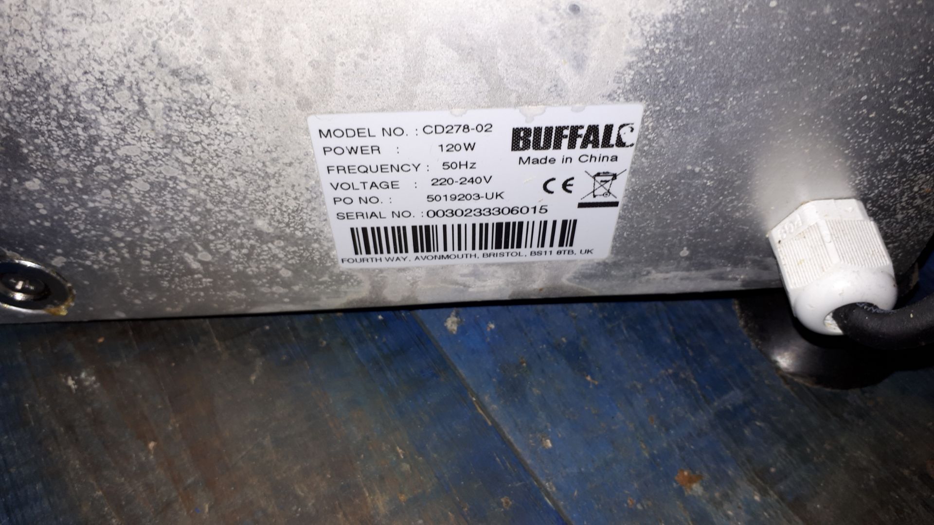 Buffalo CD278-02 meat slicer - Image 2 of 2