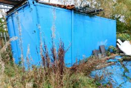 20ft Container (Scrap) – Please note Holes in Roof & Floor Unstable) Including Contents