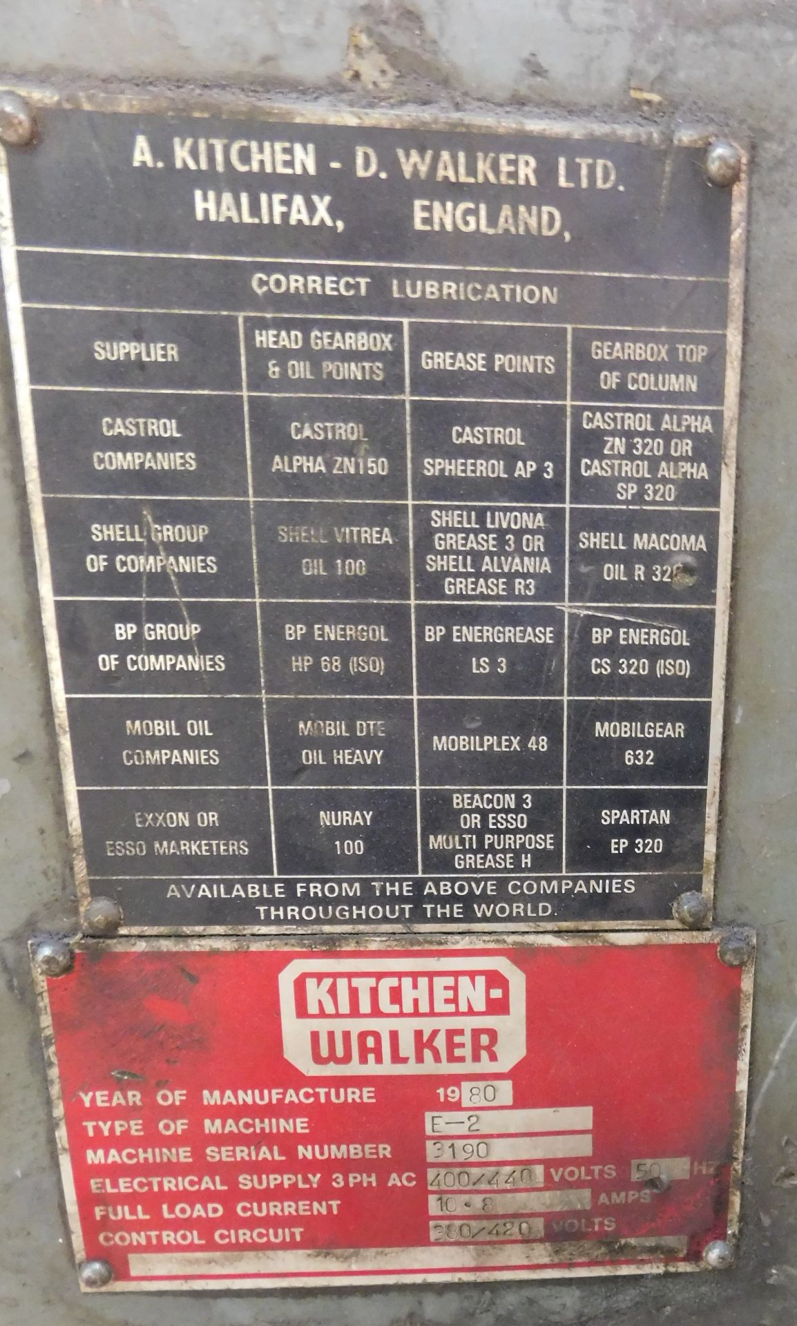 Kitchen & Walker Radial Arm Drill, with Assorted Drill Bits – Risk Assessment & Method Statement - Image 5 of 6