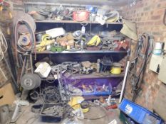 Room & Contents to Include Rack, Welding Torches, Lifting Chairs