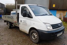 Maxus 3.5T 120 LWB Dropside Van, Registration DX57 LDY, Date of Registration 29.11.2007, MOT until