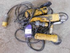 3 x Assorted Dewalt Electric Hand Tools