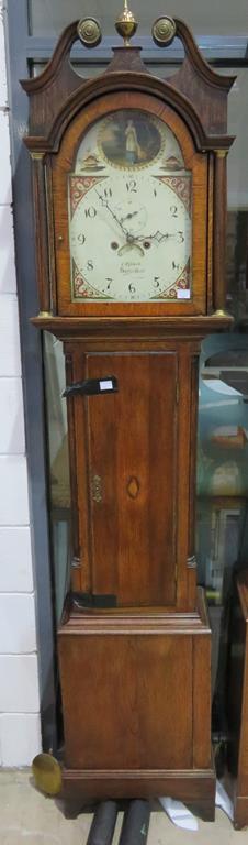 This is a Timed Online Auction on Bidspotter.co.uk, Click here to bid. A 19th Century Oak Longcase