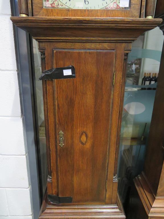 This is a Timed Online Auction on Bidspotter.co.uk, Click here to bid. A 19th Century Oak Longcase - Image 3 of 4