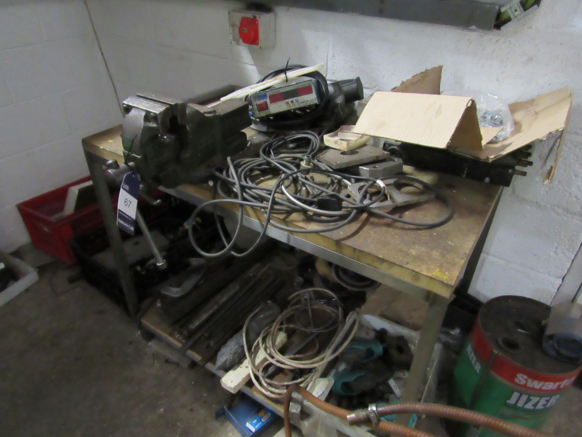 Workbench and Vice and Quantity Cable - Image 2 of 5