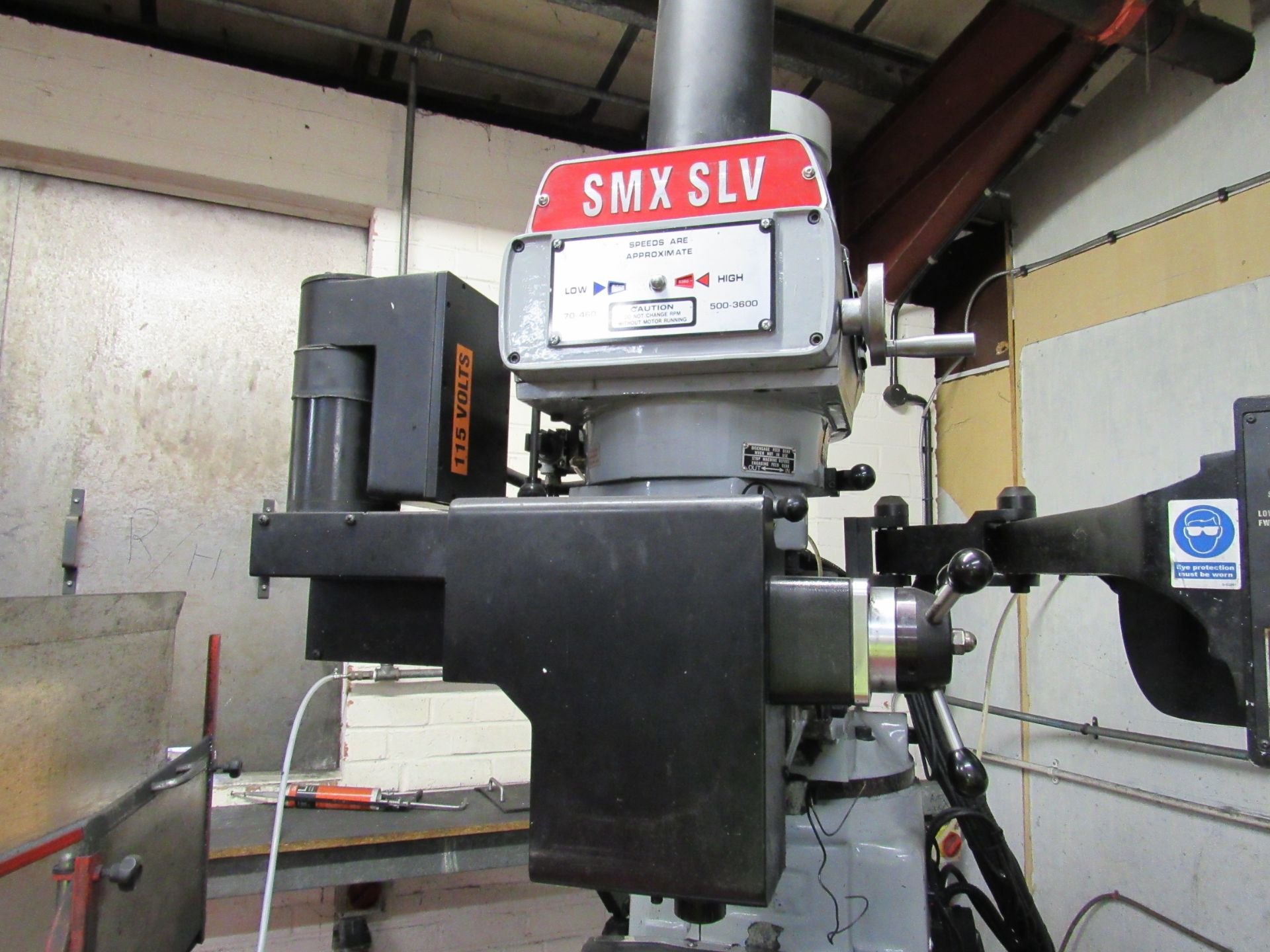 XYZ SMX SLV Turret Mill, Year 2013, Serial 11881 with 1m travel - Image 6 of 6