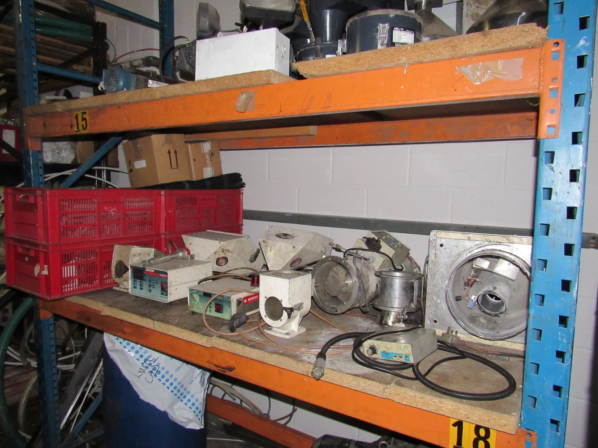 3 Various Racks and Contents of Motors, Cables and Connecting Components - Image 4 of 4