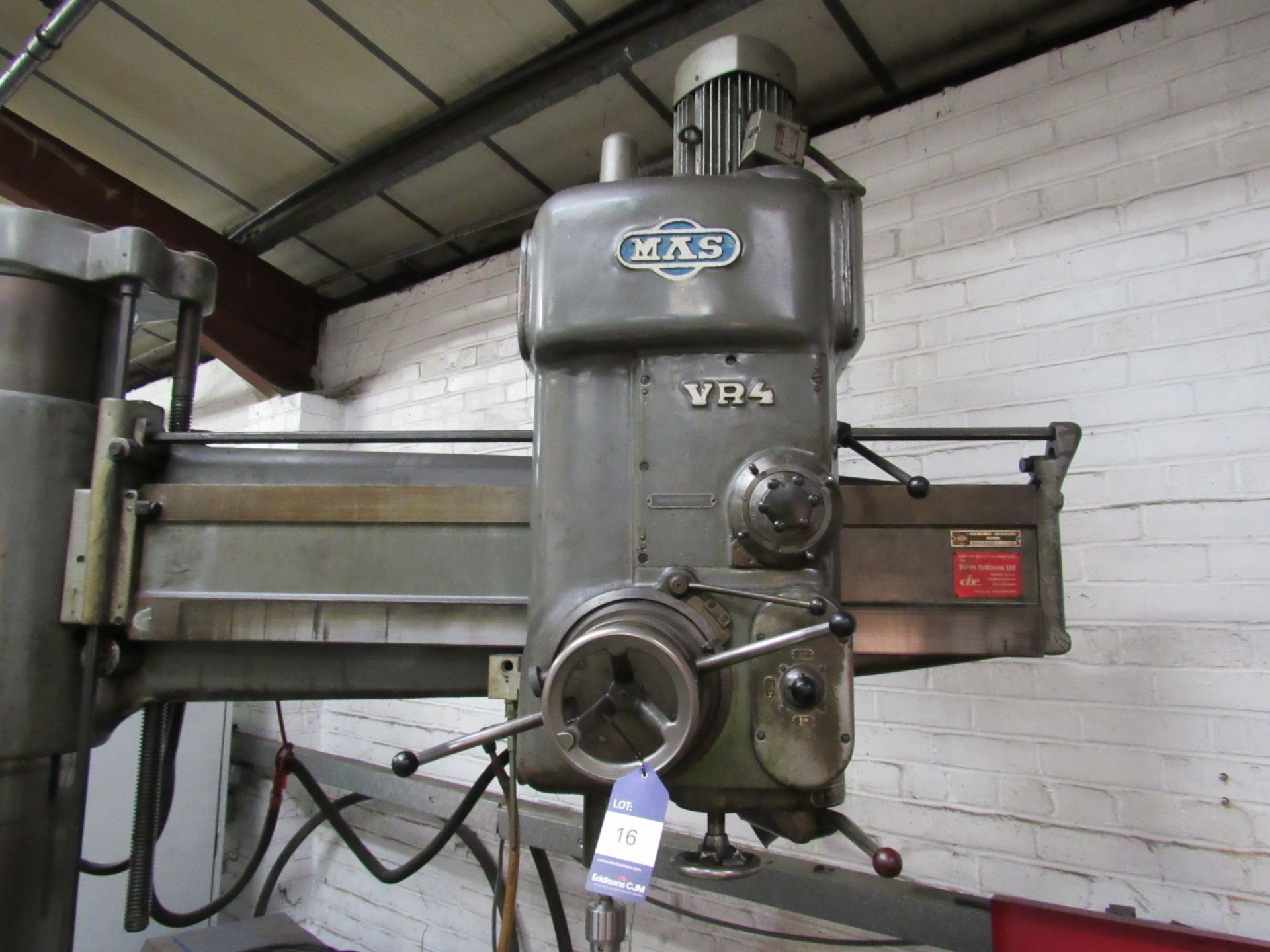 MAS VR4, Serial 8960, 5ft Radial Arm Drill with T - Image 6 of 6