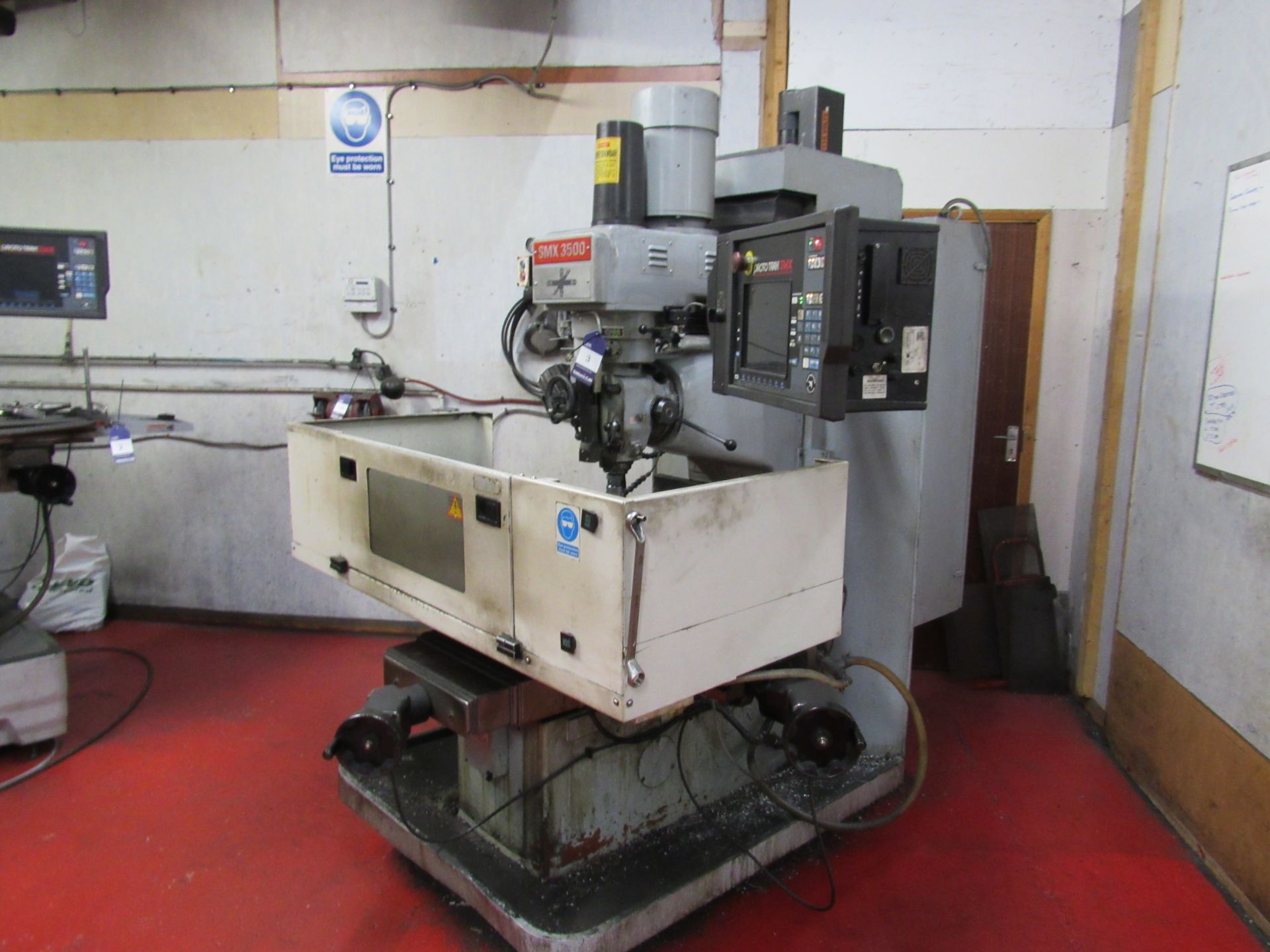 XYZ SMX 3500 Bed Mill, Year 2009, Serial 11223 - Image 3 of 7