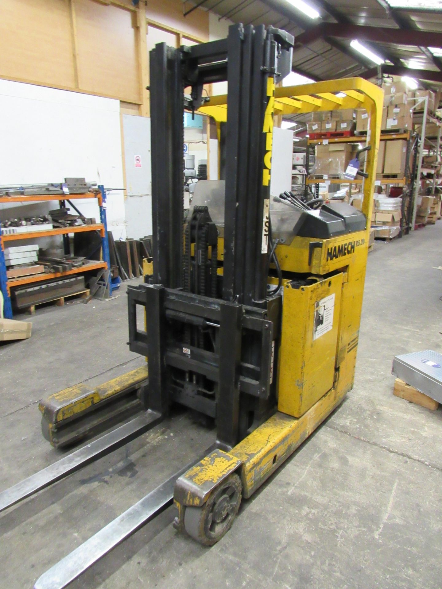 Hamech RS-225 Battery Electric Reach Truck, 1997, - Image 3 of 11