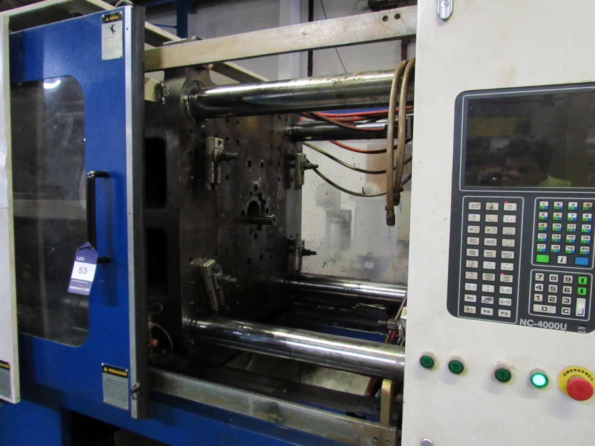 Fultech F300V Injection Moulding Machine, 3000KN, Serial 30B1100, 1280cm Cube, March 2012 with MTA - Image 3 of 9