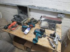 Quantity Various Small Power Tools