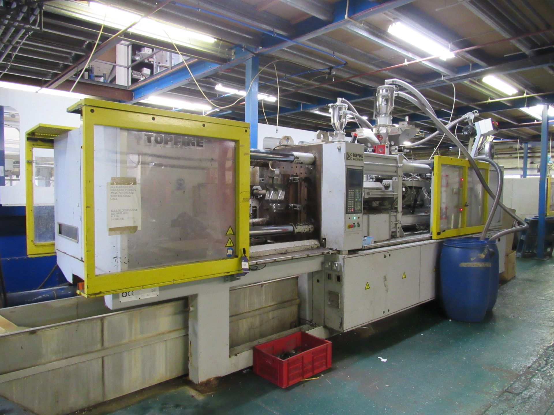 Topfine A280 Two Colour Injection Moulding Machine, 2008, Serial 5050, P-I Machine Number with large