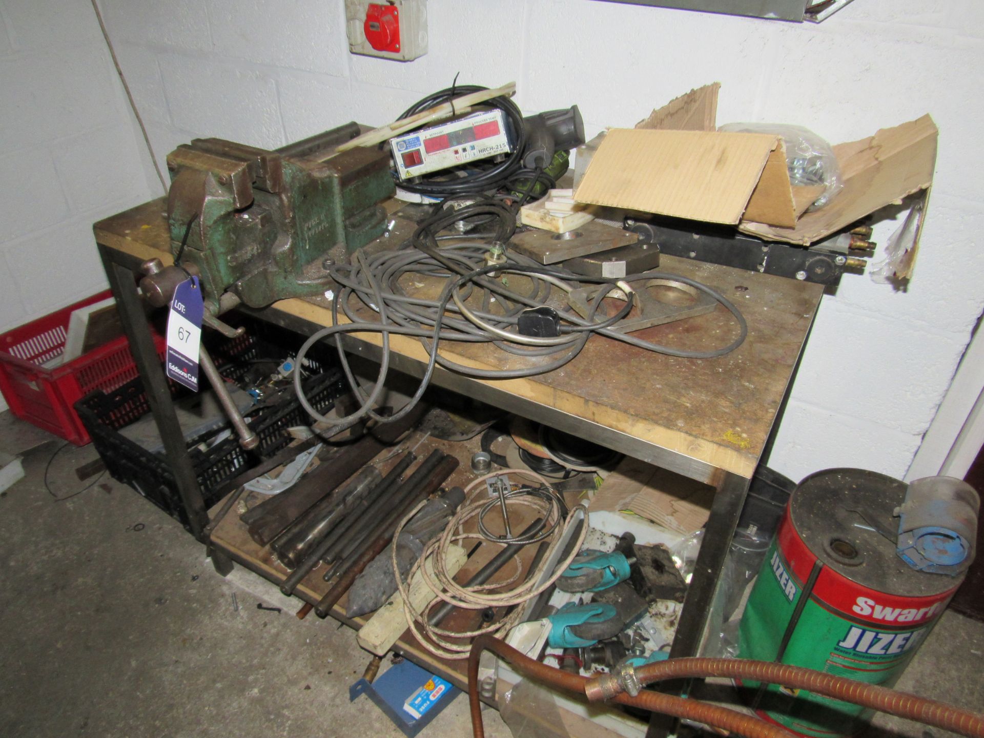 Workbench and Vice and Quantity Cable - Image 4 of 5