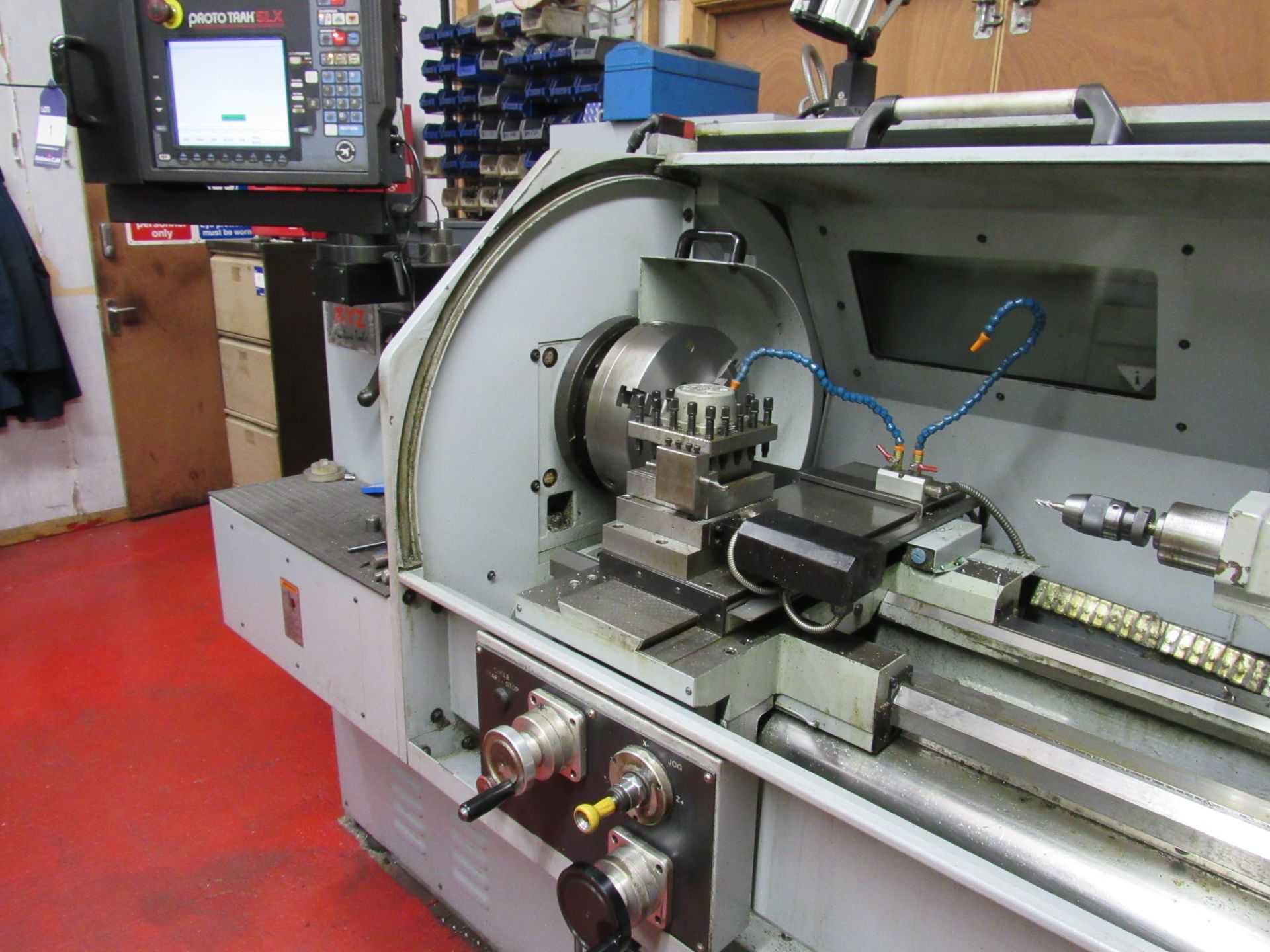 XYZ Machine Tools SLX Proturn 425 x 1.25 Lathe, Year 2013, Serial L634, 16" Bed with 8" Swing, Proto - Image 4 of 8