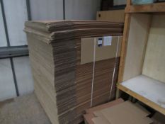 Pallet of Large Cardboard Boxes, 640 x 540 x 1000m