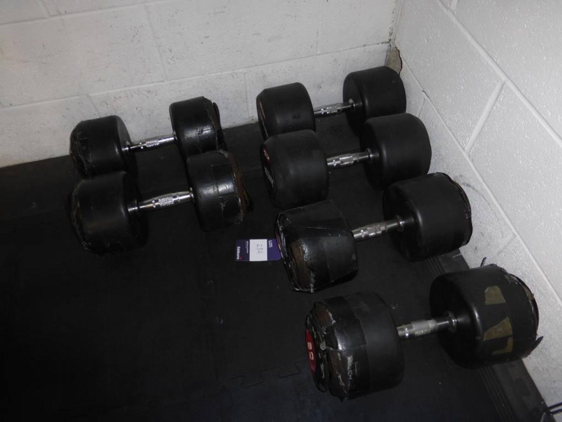 Jordan Rubber Covered Dumbbells