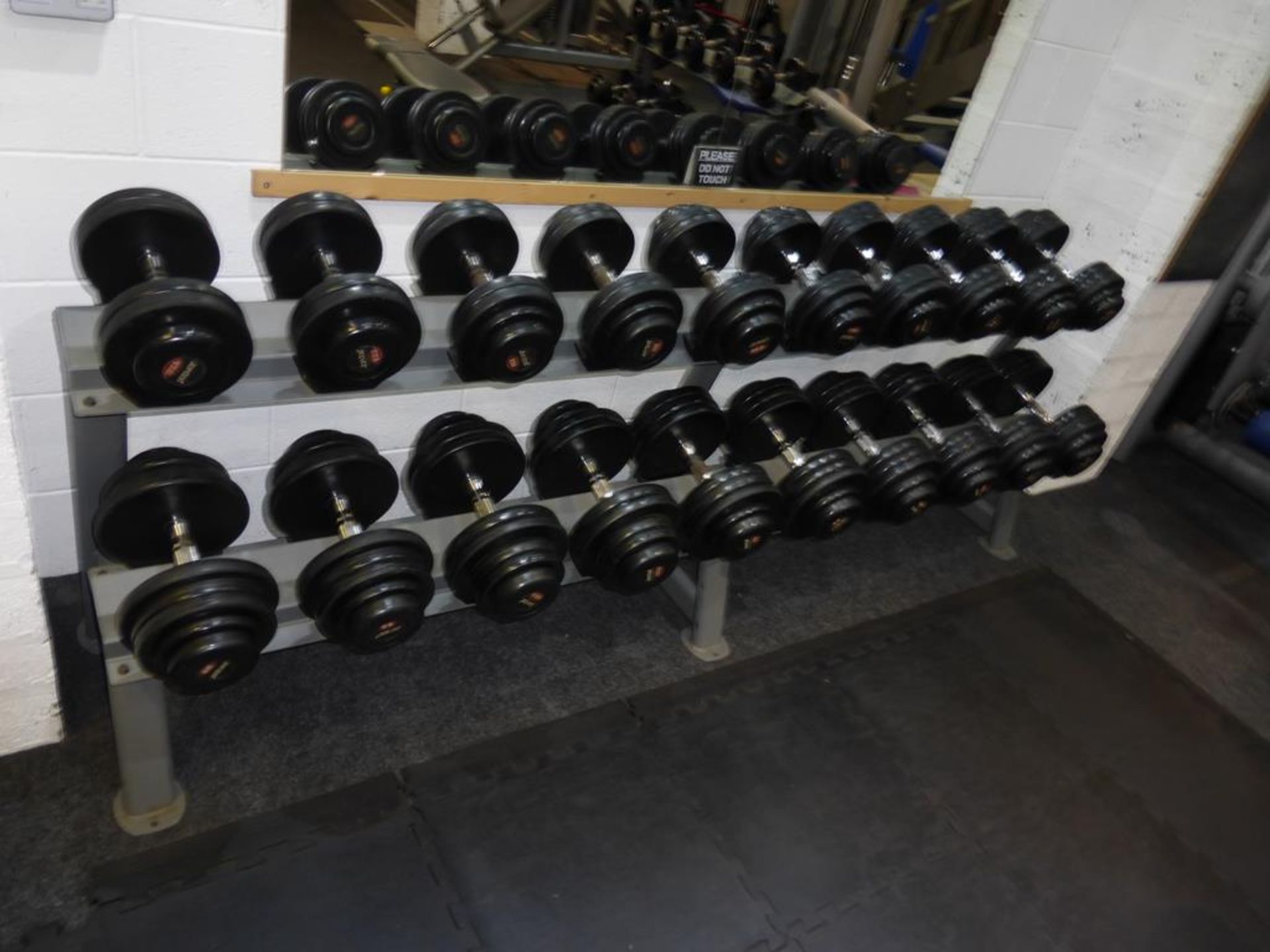 Jordan Rubber Covered Dumbbells & Storage Racks - Image 4 of 6