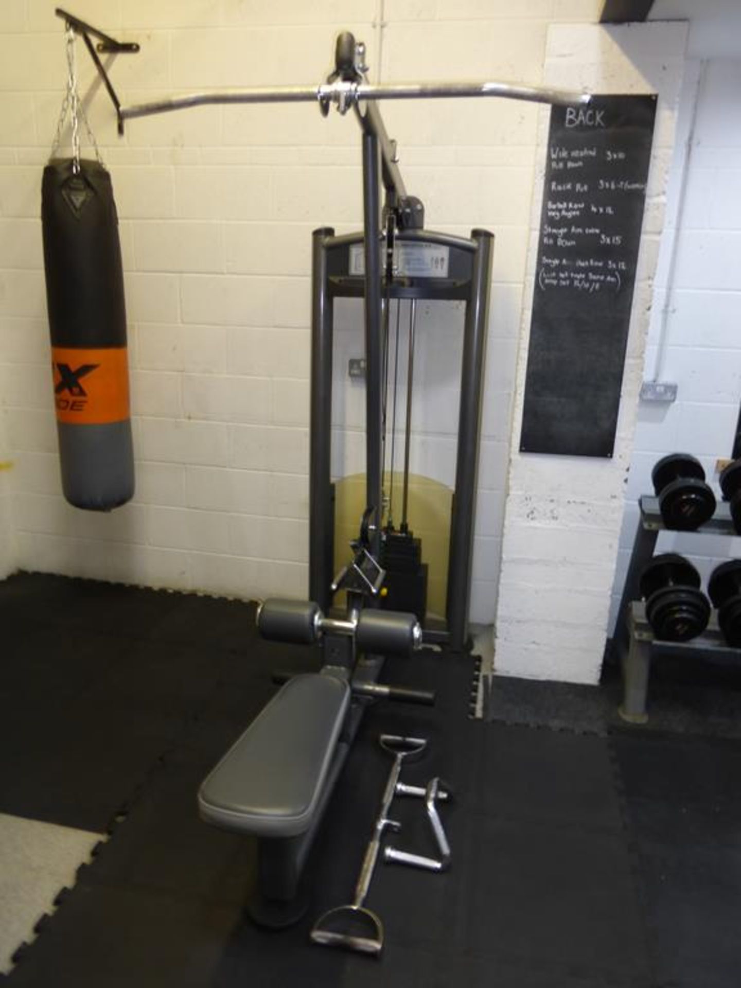 Gym Gear Combination Lat Pulldown/Vertical Row & Attachments