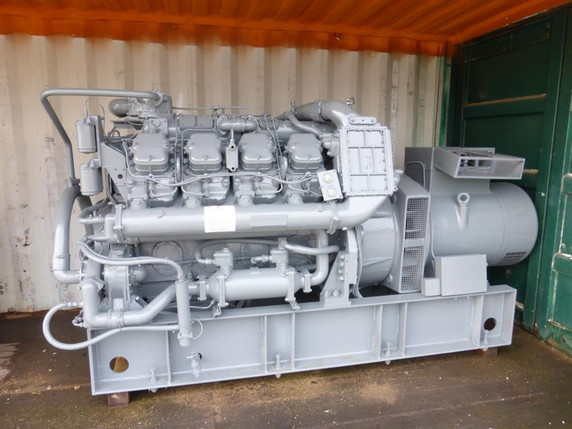 Dale Generators A 428KVA Skid Mounted Diesel Generator with Dorman V8 Engine and Dale ...