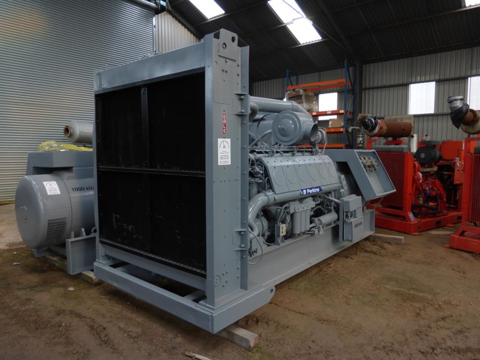 Perkins Dorman/Dale 1000KVA Ex Standby Generator - Image 2 of 5