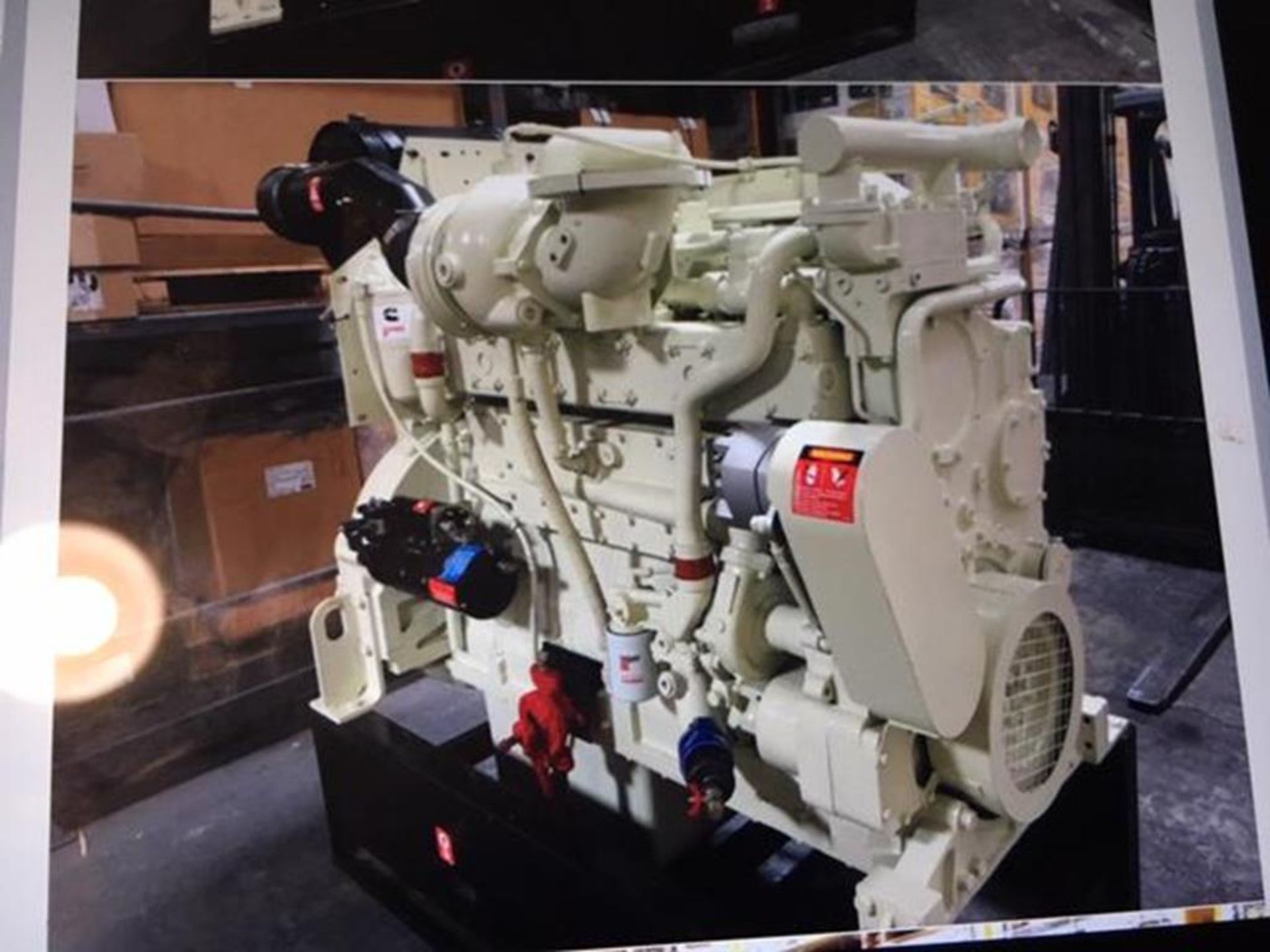 Cummins model KTA19-M600 Marine Diesel Engine - unused - Image 3 of 4