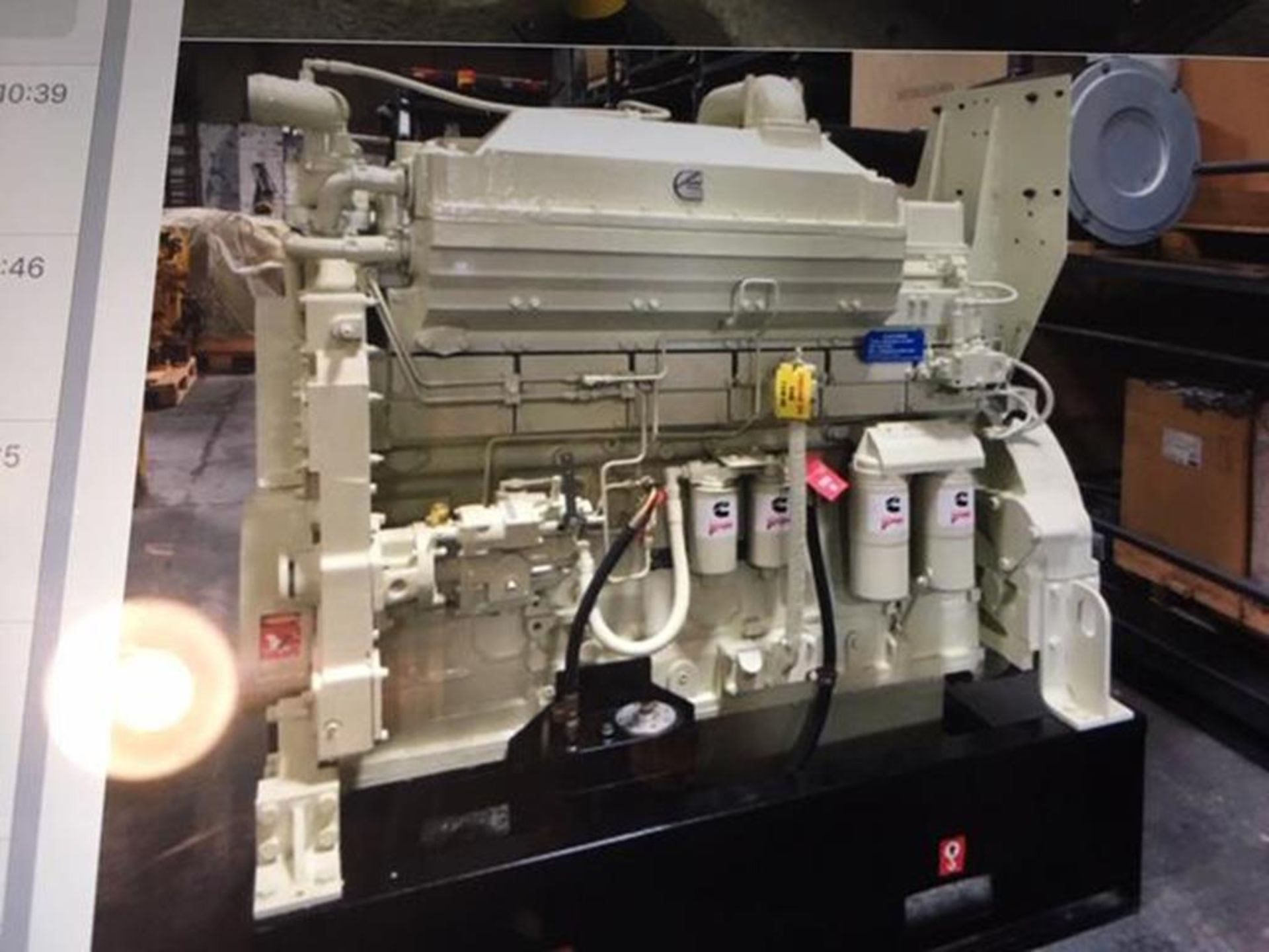 Cummins model KTA19-M600 Marine Diesel Engine - unused - Image 2 of 4