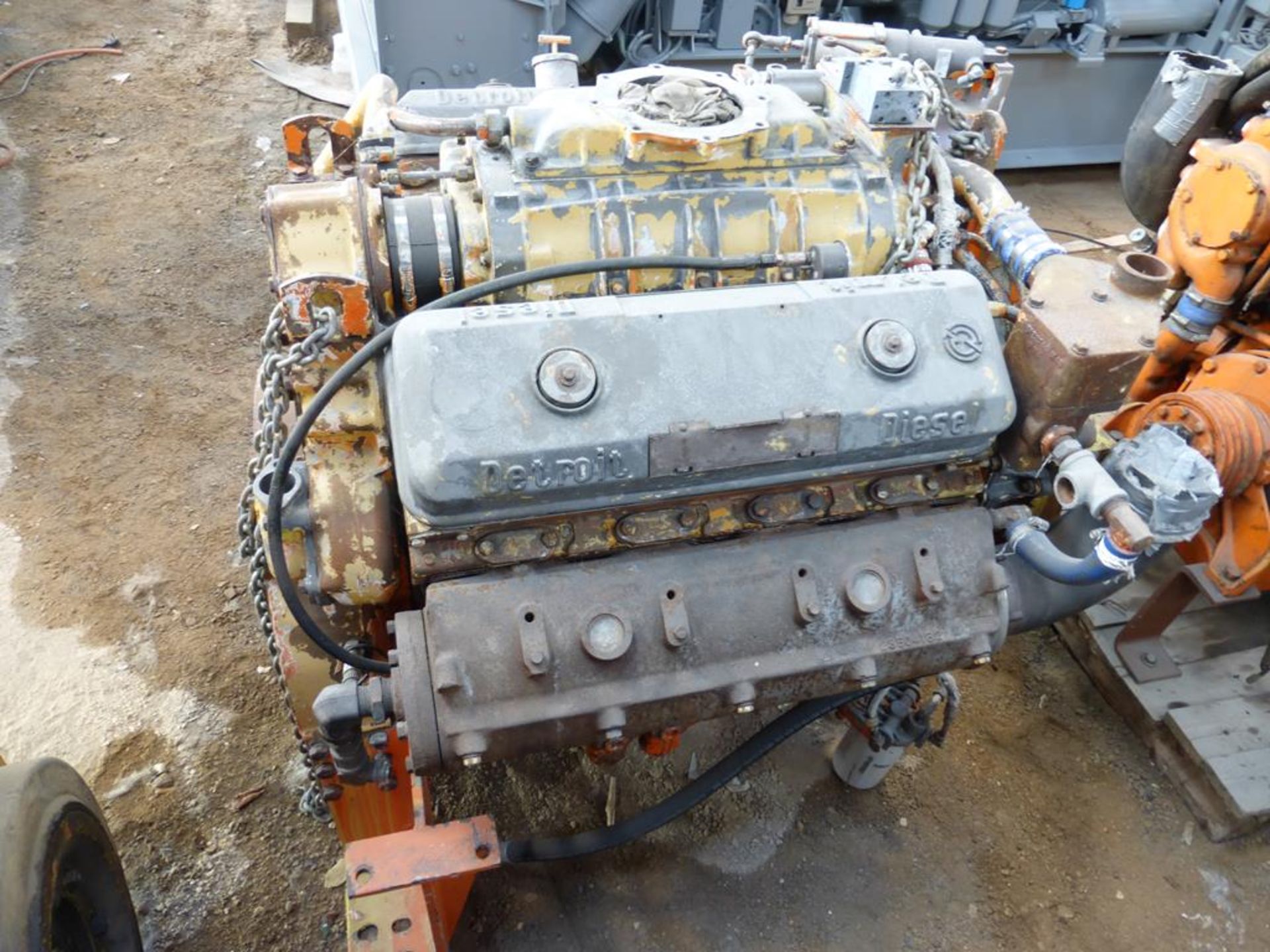 GM Detroit Model 71 V8 Marine Diesel Engine - Image 2 of 2