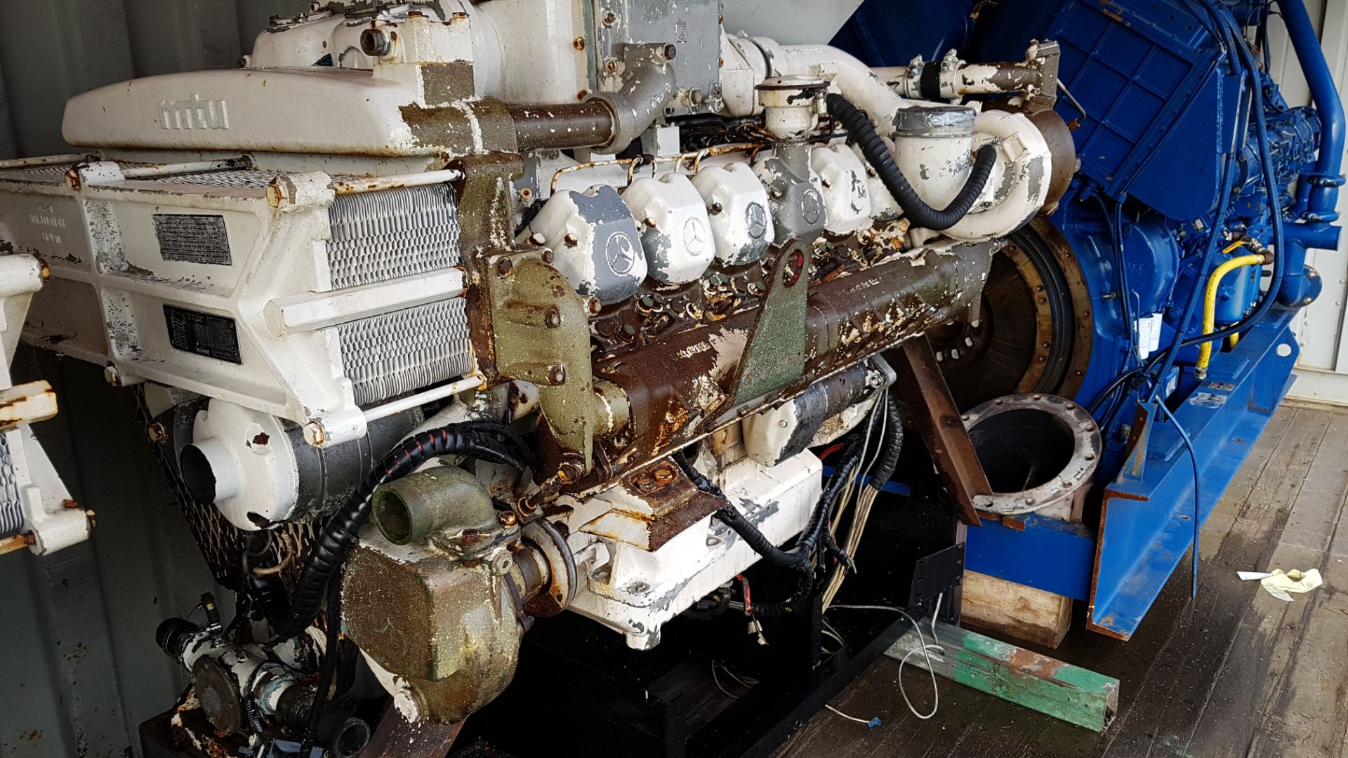 Mercedes/MTU V12 Marine Diesel Engine (Spares or Repair) - Image 3 of 3