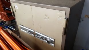 Leabank 2 Door Steel Safe - scrap