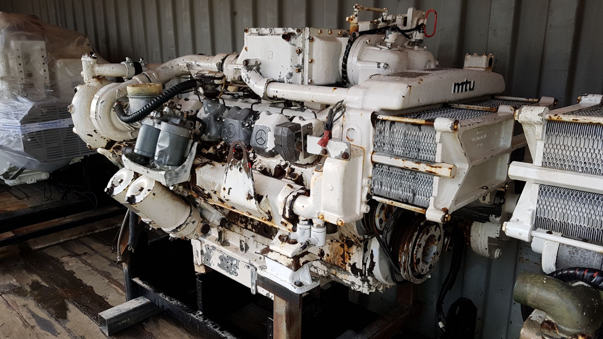 Mercedes/MTU V12 Marine Diesel Engine (Spares or Repair) - Image 3 of 3