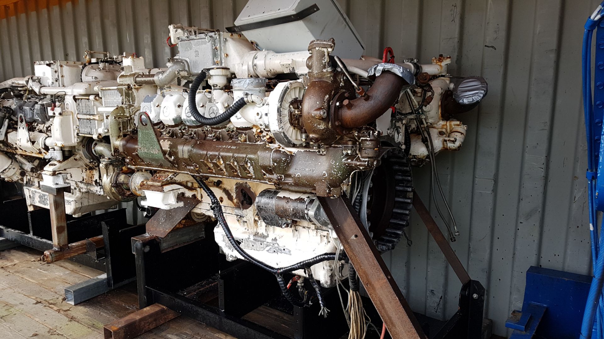 Mercedes/MTU V12 Marine Diesel Engine (Spares or Repair) - Image 2 of 3