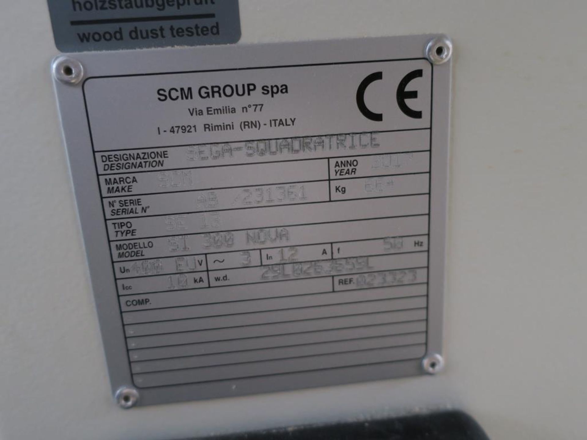 SCM SI 300 Nova Sliding Table Panel Saw - Image 4 of 6