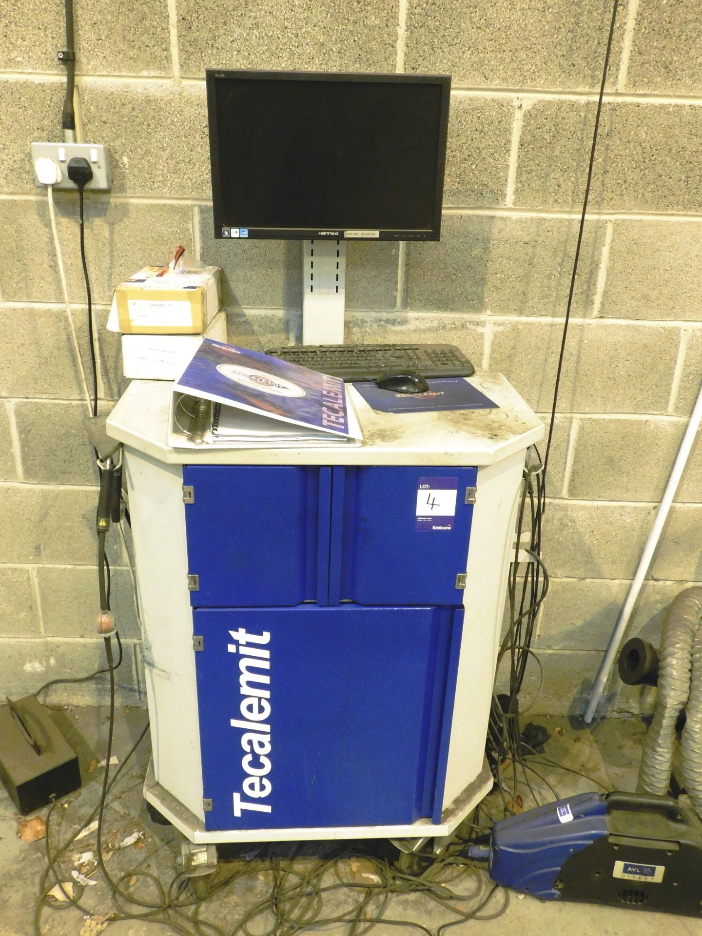 Tecalemit ATL MOT station comprising: Tecalemit SF9257 4 post ramp (Capacity 5000 KG, Year 2012, - Image 2 of 13