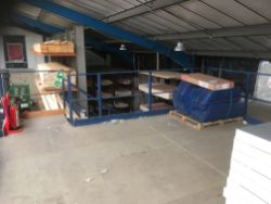 Mezzanine Floor, Stores Racking and Rough Terrain Lift Truck