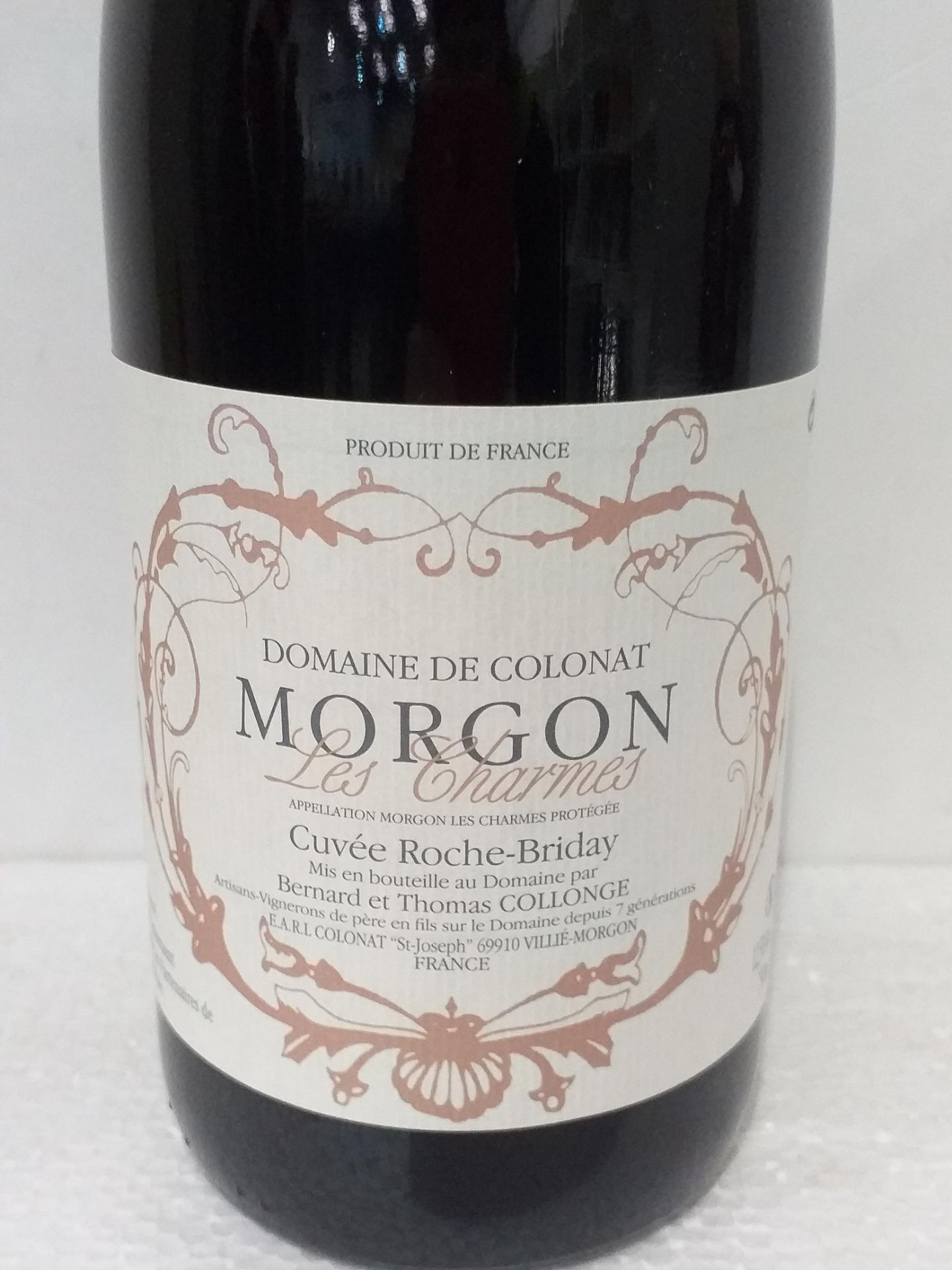 12 Bottles of Morgan Roche Briday rouge 2017 - Image 2 of 3