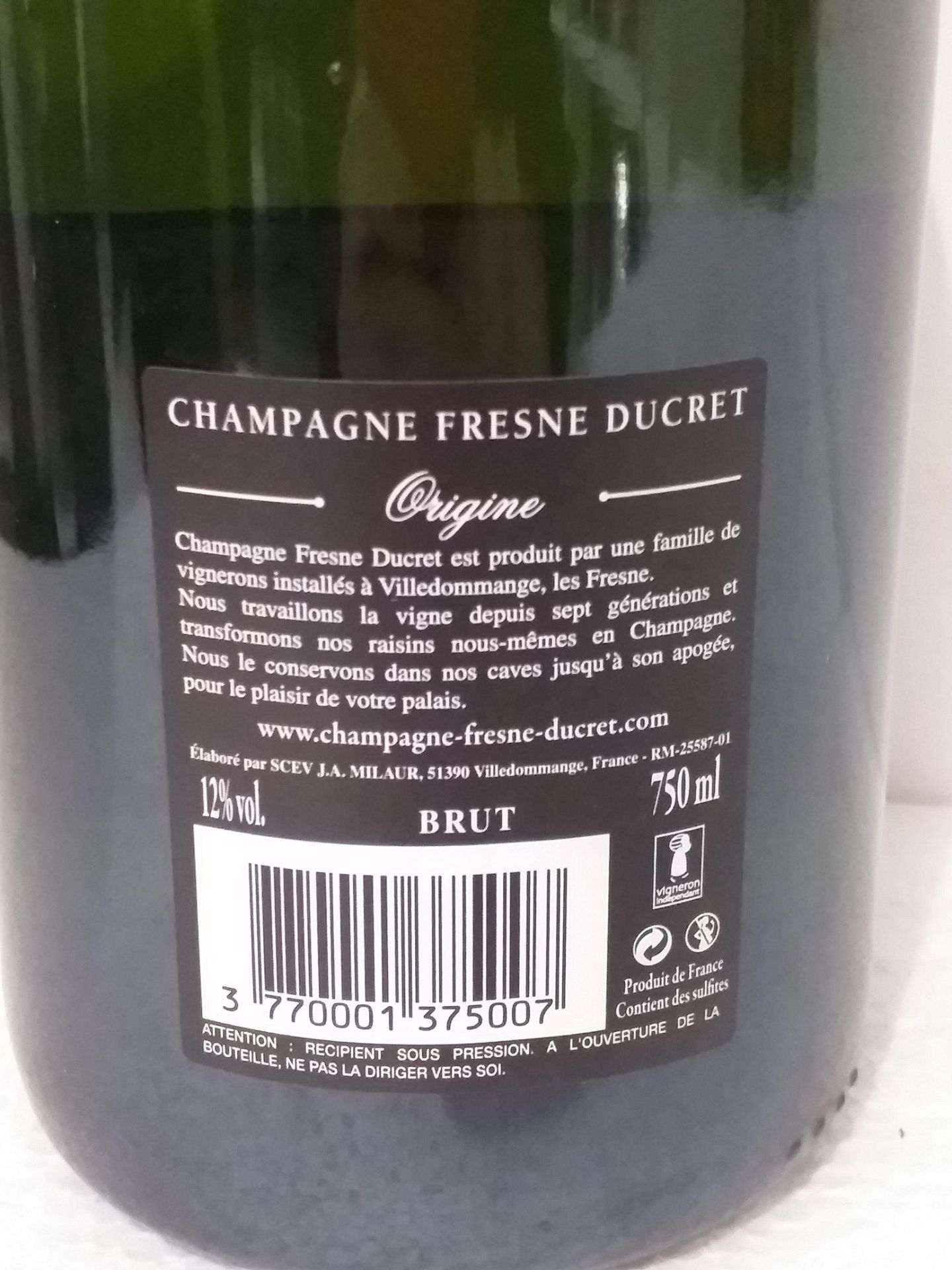 12 Bottles of Champagne Brut Origine - Image 3 of 3